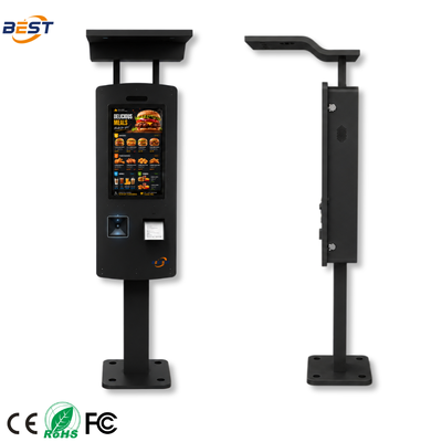 Borne de paiement de parking extérieur 32 pouces IP65 2500 nits autoportante pour bornes de stationnement